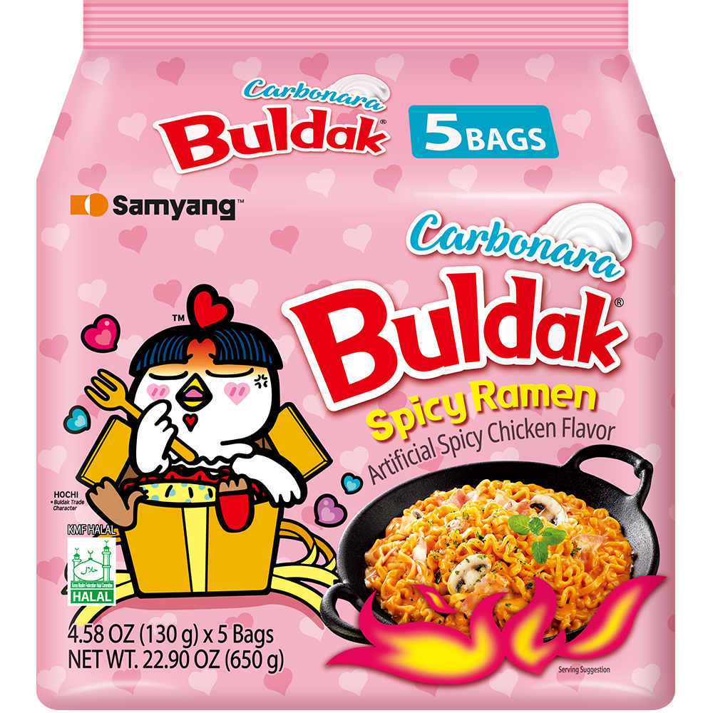 Samyang Buldak Carbonara Ramen 5 Pack